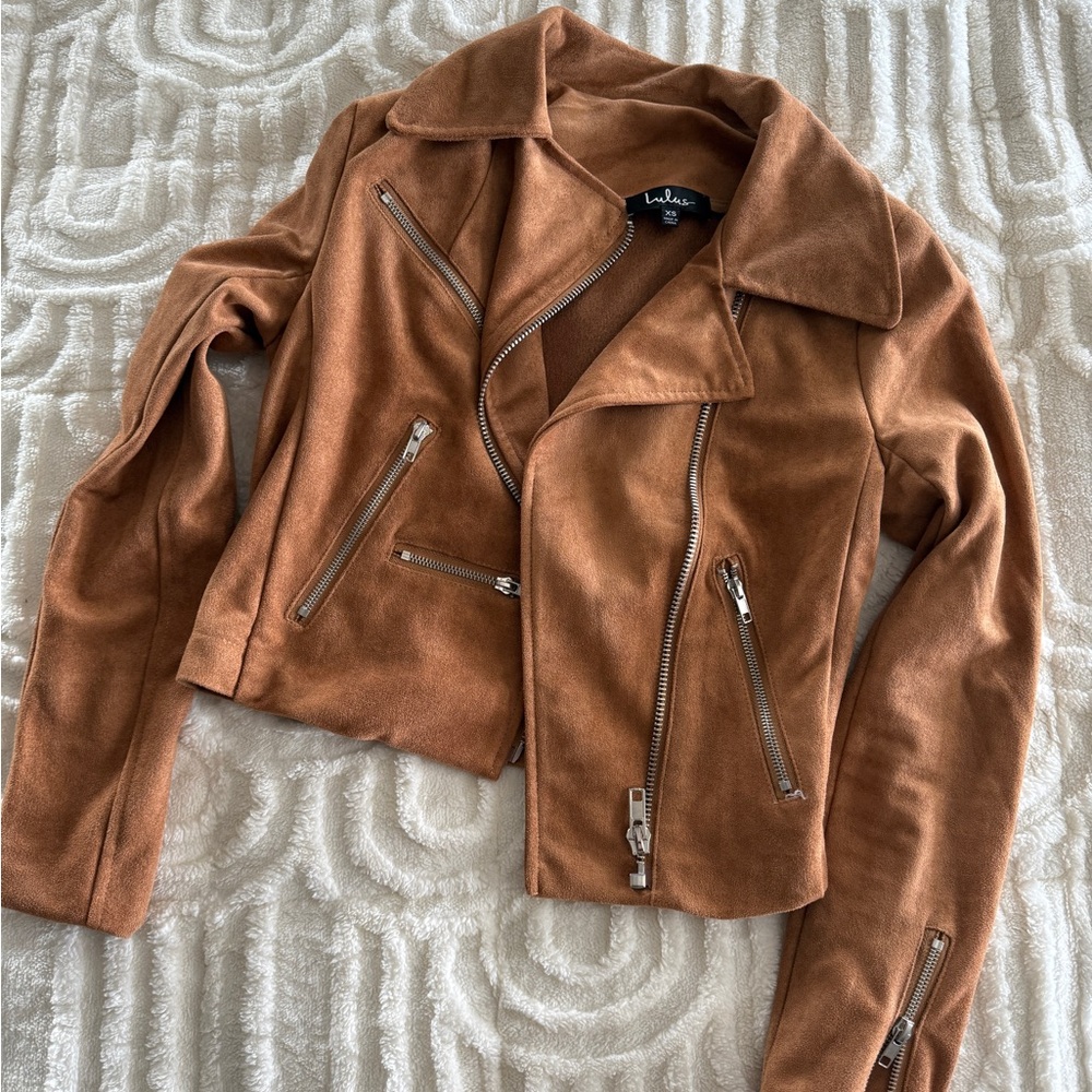 Lulu’s Brown Suede Women's Jacket